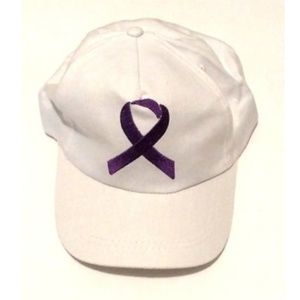 Purple Ribbon Show Your Support Hat